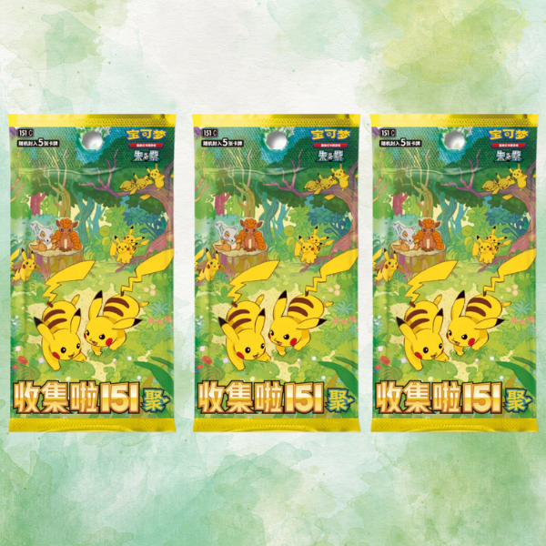 Pokémon TCG S-Chinese 151C Gathering Vol.4 Coin Set (Random)
